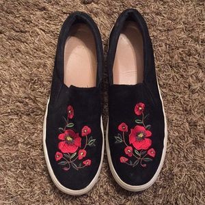 Slide on casual shoe